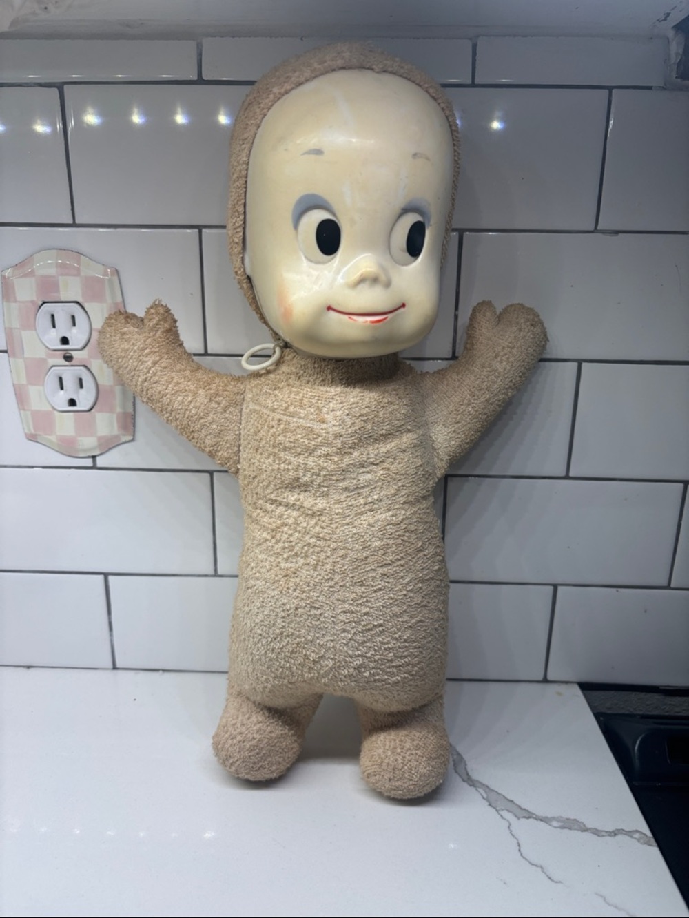 Casper The Friendly Ghost Talking Doll Pull String Mattell 1960s